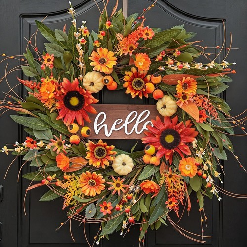 Inch fall wreaths for front - inch,